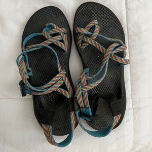 Rainbow Chacos with vibram sole